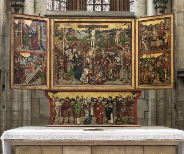 Hauptaltar© Kulturstiftung Sachsen-Anhalt, Fotograf: Falk Wenzel Der Hauptaltar im Hohen Chor im Dom zu Naumburg.